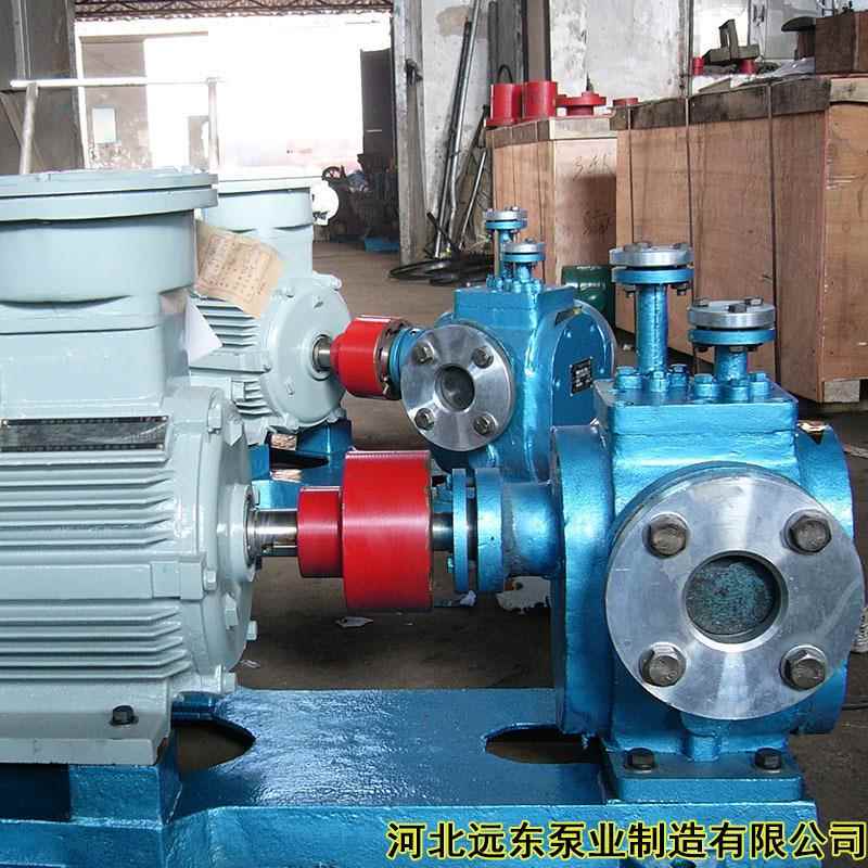 RCB保温齿轮泵采用保温夹套输送沥青泵得到客户认可