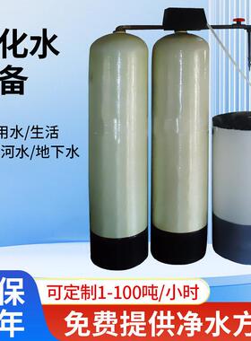 全自动软化水设备商用水质软化除处理设备工业纯水机过滤器
