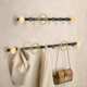 黑金全铜挂衣钩卧室衣帽架壁挂浴室墙壁创意玄关衣服挂衣架