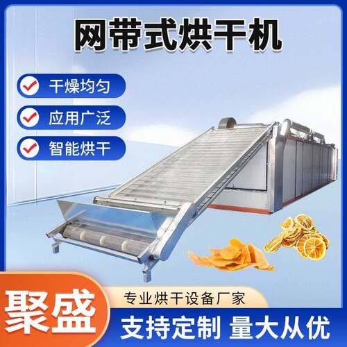 中药材网带烘干机 蔬菜大枣风干传送流水线 隧道式多层网带干燥机