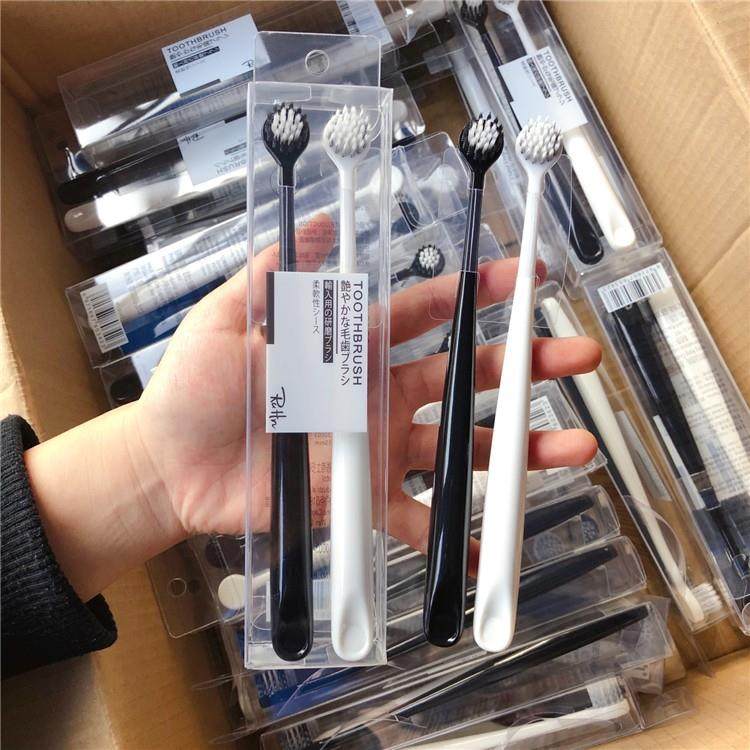 【品牌正品】买2送1进口刷毛！O形刷头超柔成人牙刷柔软牙刷2支装