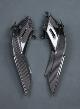 适用CFMOTO800NK 犀灵 摩托车改装碳纤维改装车体前装饰板23+