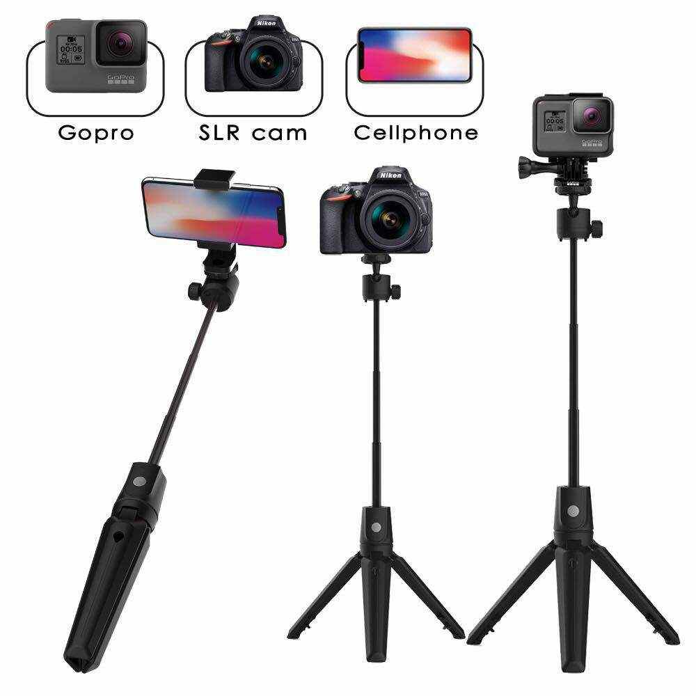 Bluetooth tripod selfie stick remote control selfie stick