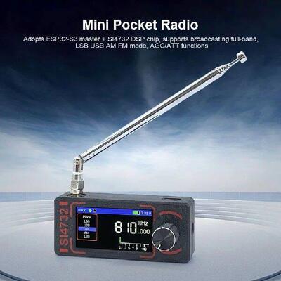 Mini SI4732 DSP Radio Full Band Mini Receiver with Antenna