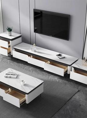 2025新型脚岩板面储物实木约几电视柜斗柜圆角高茶轻奢现EHX代简