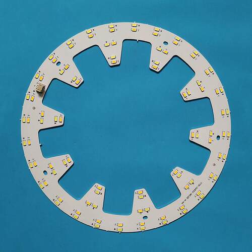 双色LED灯板吸顶灯灯芯改造灯盘替换圆形5730-24WX2-96LED 272mm