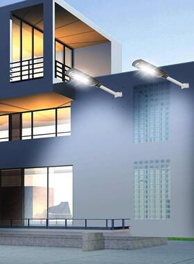 一体化户外花园灯超亮广场灯led户外庭院太阳能投光灯60w路灯100W