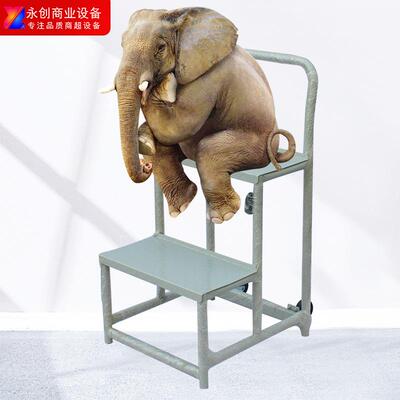 家直移动平台理BDH货梯仓库厂取登高车车供间爬高梯货两步货架梯