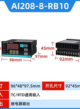 TOKY东崎AI208-8-RB10/SB10升级版AI208X8-MB10智能温度控制器