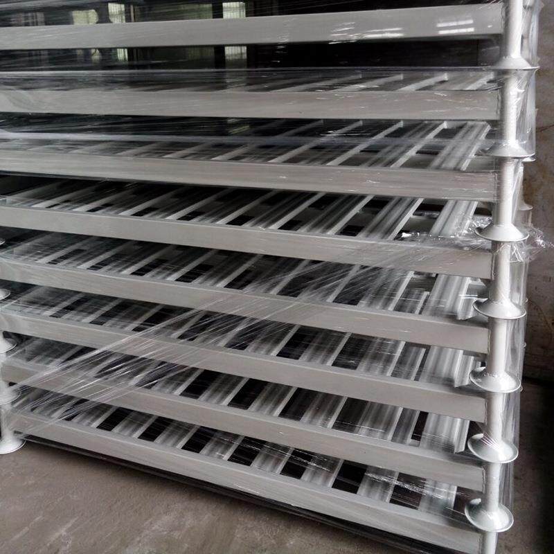 车间库房防潮金属托盘叉车金属重型钢托盘承载量高仓库货架托盘