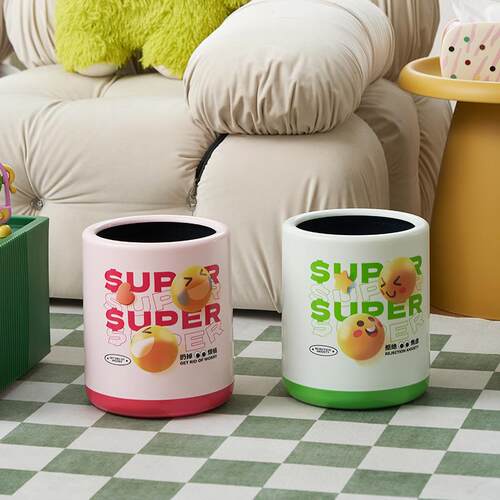 New High-Capacity, Stylish Trash Can for Home Use - Perfect