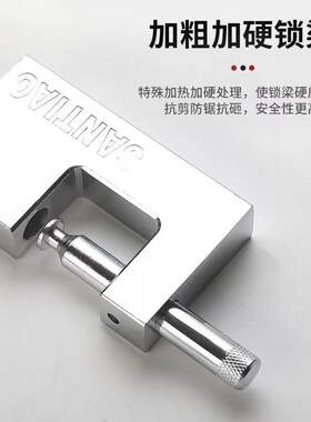 新款直销矩形锁挂锁防盗锁家用锁门的锁柜子加粗防水仿撬防锈锁