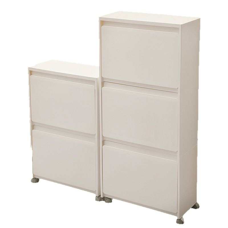 收纳柜多层家用客厅零食柜宝宝玩具收纳置物架抽屉储物柜带轮子