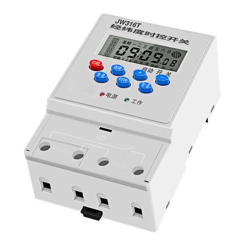 JW316T微电脑时控开关经纬度定时器220v广告路灯全自动时间控制器