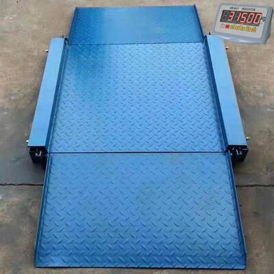 1000kg1500kg2000kg带引坡超低台面电子地磅单斜坡加厚平台秤
