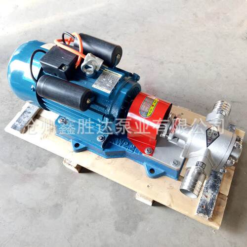 不锈钢齿轮泵KCB83.3齿轮泵DN40口径齿轮泵220V齿轮泵电机组