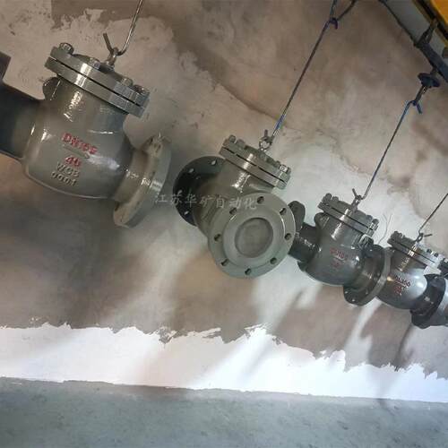 H44H单-25C DN125 DN150铸钢旋启式止回阀 A10向华矿回5 防流逆止