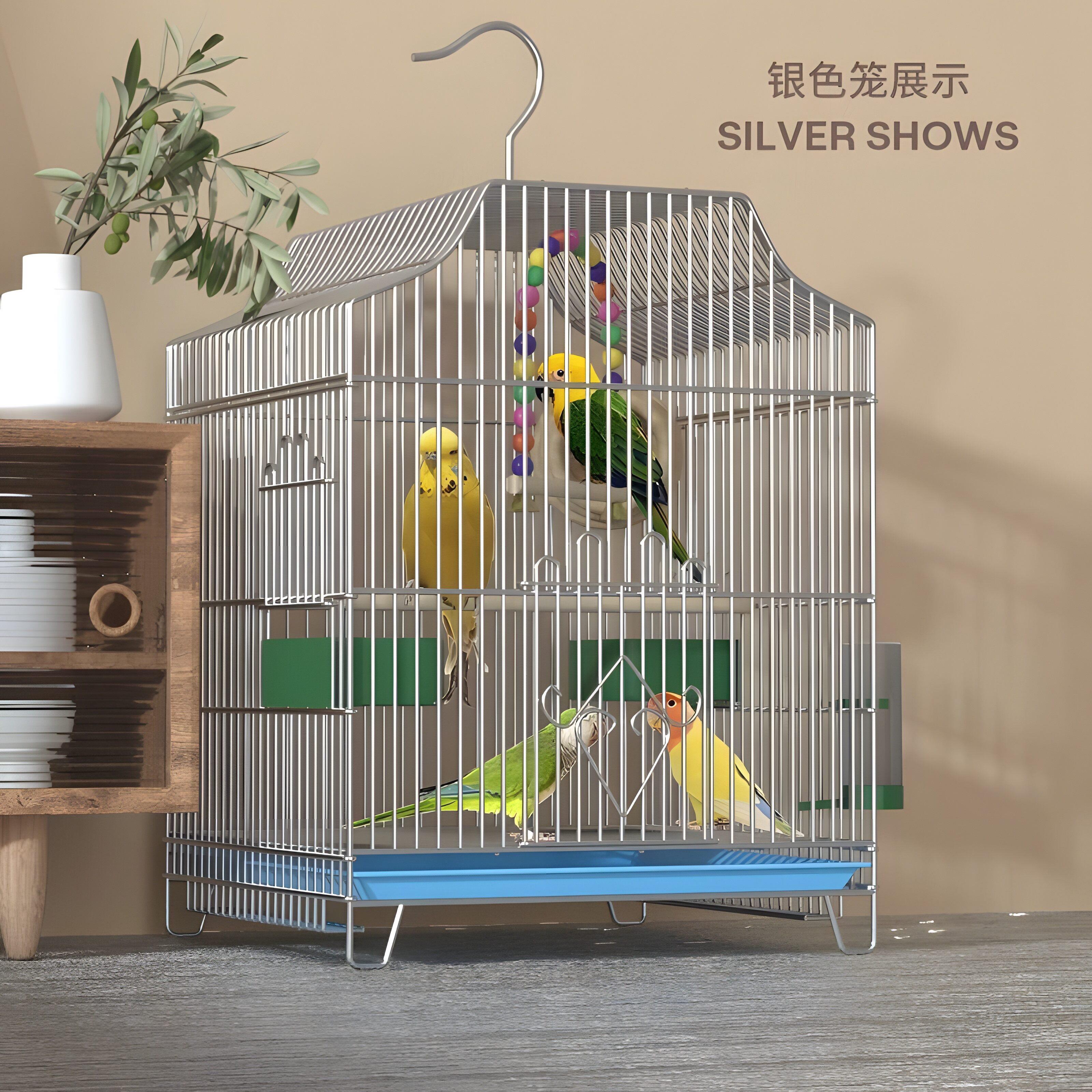 鹦鹉专用笼子虎皮鹦鹉小鸟笼子专用家用大号牡丹八哥玄凤豪华别墅