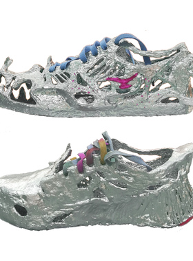 周晁ZICO侏罗纪系列收藏级艺术雕塑球鞋可穿一双手工制作男女同款