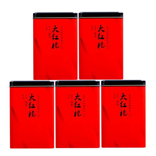 5罐装2026新茶福建大红袍岩茶茶叶乌龙茶浓香型散装罐装500g