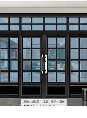 入户大门重型pt推拉平开一体门三联动pd折叠门商铺180度靠墙开启