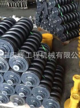 挖链掘机涨紧弹簧拖轮链0条履带板总成PC450-7链板钩机PC45-7支重