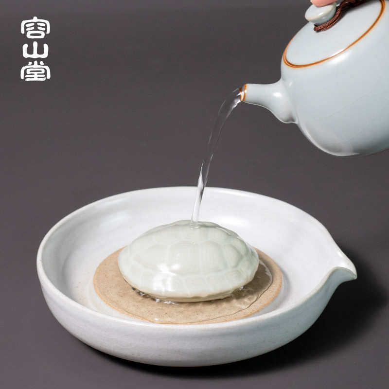 容山堂天青汝窑汝瓷茶宠手把件趣味家用可养茶桌茶玩茶道配件,餐饮具,茶宠摆件,淘宝优惠券,粉丝福利购,淘宝优惠卷