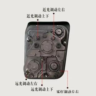 C100c500m500车头灯 适用上汽红岩杰狮杰卡前大灯总成超亮LED改装