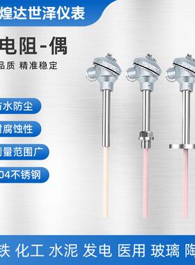窑厂砖头高温炉刚玉管热电偶K型铂铑热电偶WRN-132型温度传感器