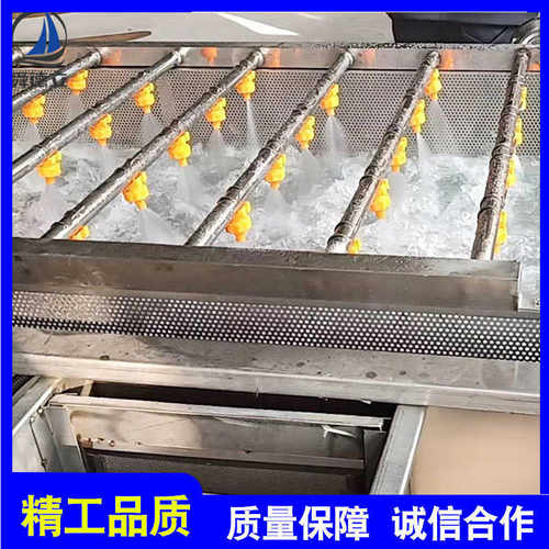 厂家直销生产翻浪式清洗设备酸菜泡菜气泡清洗机 清洗漂烫风干流