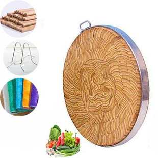 批发骨砧板竹片菜板剁菜圆形圆圆案板9wor切菜竹菜剁肉加厚墩板板