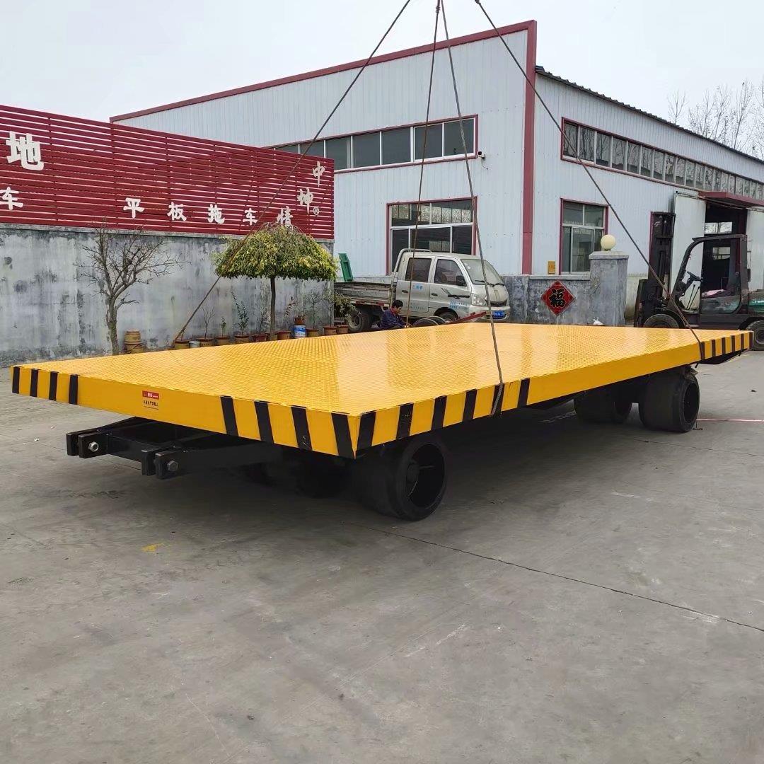 50吨宽型平板车重型平板拖车6000*500*850重型工业运输车