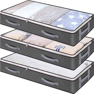 Under bed Storage Bag For Portable Foldable Quilt Bags Wardr