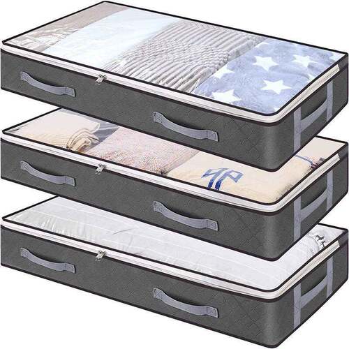 Under bed Storage Bag For Portable Foldable Quilt Bags Wardr
