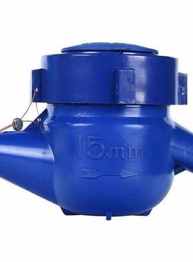 德国品质塑料湿式水表自来水家用4分6分abs塑料水表通用型水表批