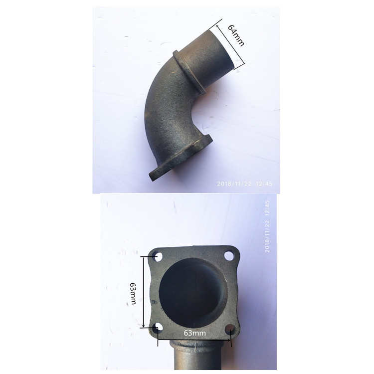 潍坊潍柴华丰ZH4105 R4105ZD 4108 发电机组 排气弯管 柴油机配件