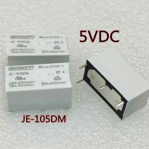 JE-105DM 5VDC JE-112DM 12VDC JE-124DM 24VDC全新国兴继电器4脚