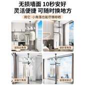 顶天立地晾衣架落地折叠加粗加厚卧室内家用置衣架无阳台晾衣批发