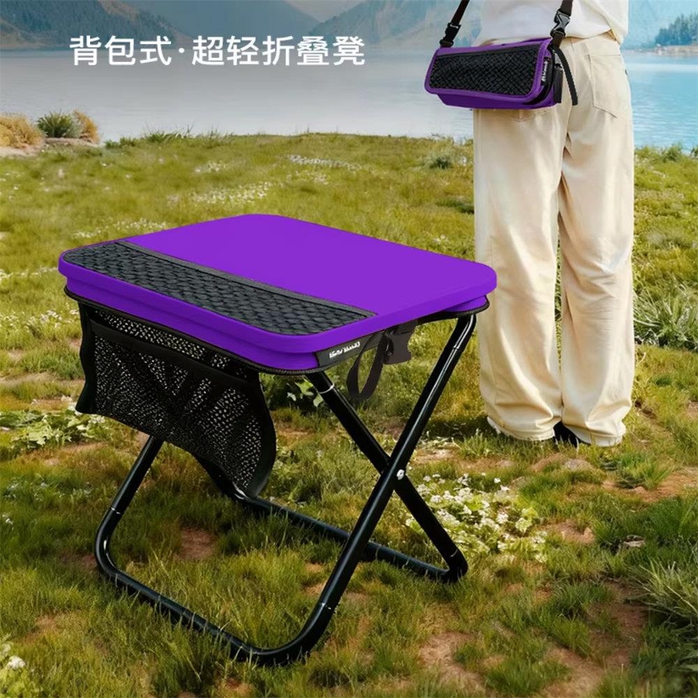 喜马拉雅铝合金折叠凳便携式小马扎背包马扎排队折叠椅子钓鱼凳子