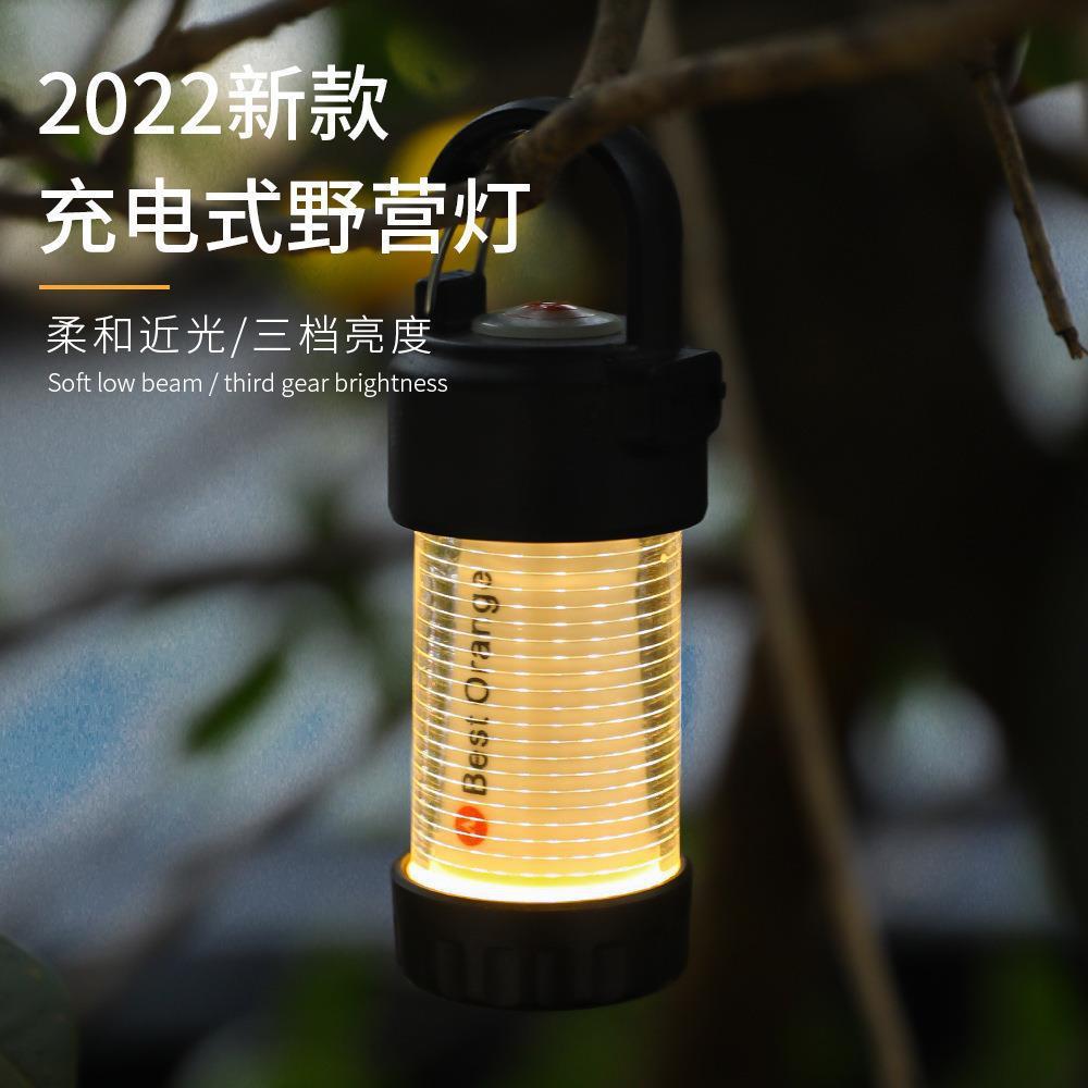 户外露营灯野营灯应急迷你便携LED灯塔USB充电照明营地氛围灯