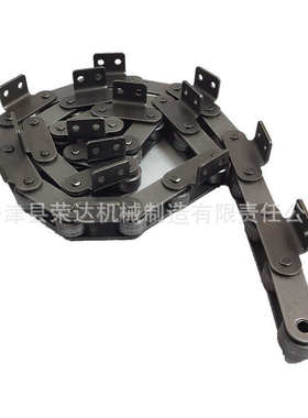 滚珠距链条弯输送双节-外片板直板型c216al双孔大单侧c2082