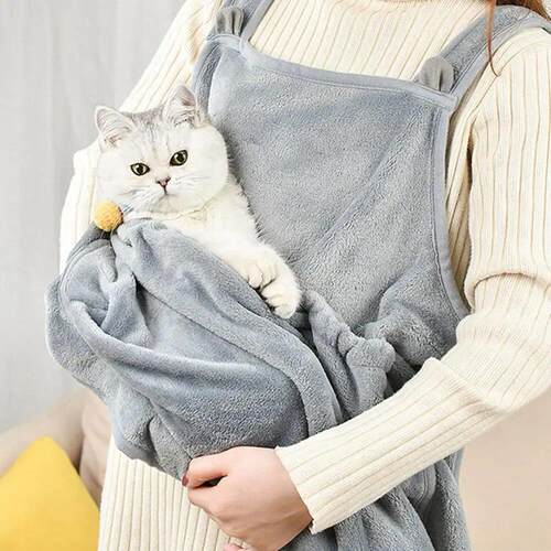 Pet Carrier Apron Cat Carrier Pouch Pet Daily Accessory Retr