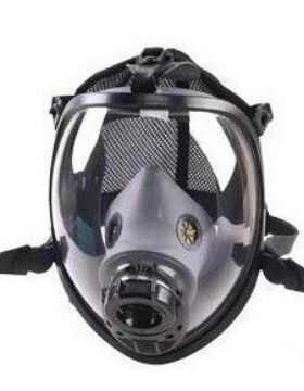 厂家直发便携式硅胶黑色球型防毒面罩 防尘防毒 防油漆面具合格证