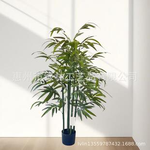 仿真绿竹lvl55633真杆植客厅公司绿植室外绿绿植贵富竹