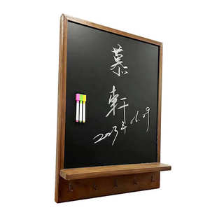 置物架116 电箱遮挡黑板木框磁性儿童家用写字板挂式