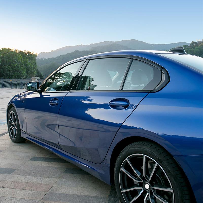 适用于2020款宝马新3系耀夜版黑亮条325liG20G38装饰改装车窗饰条