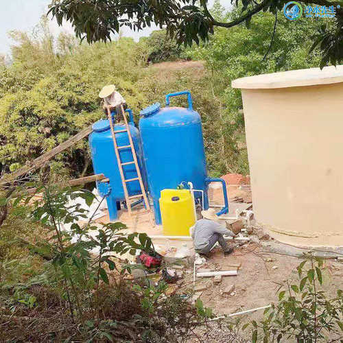 石英砂过滤器多介质过滤器农村井水山泉水过滤设备一体化净水设备