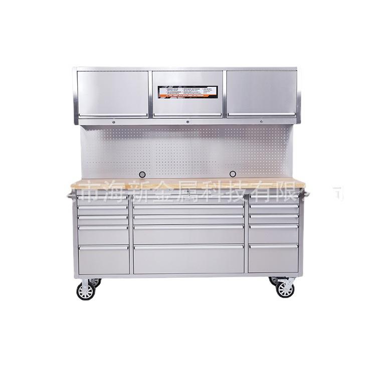 厂家直供批量加工现货72英寸车库工具柜不锈钢车库工具箱