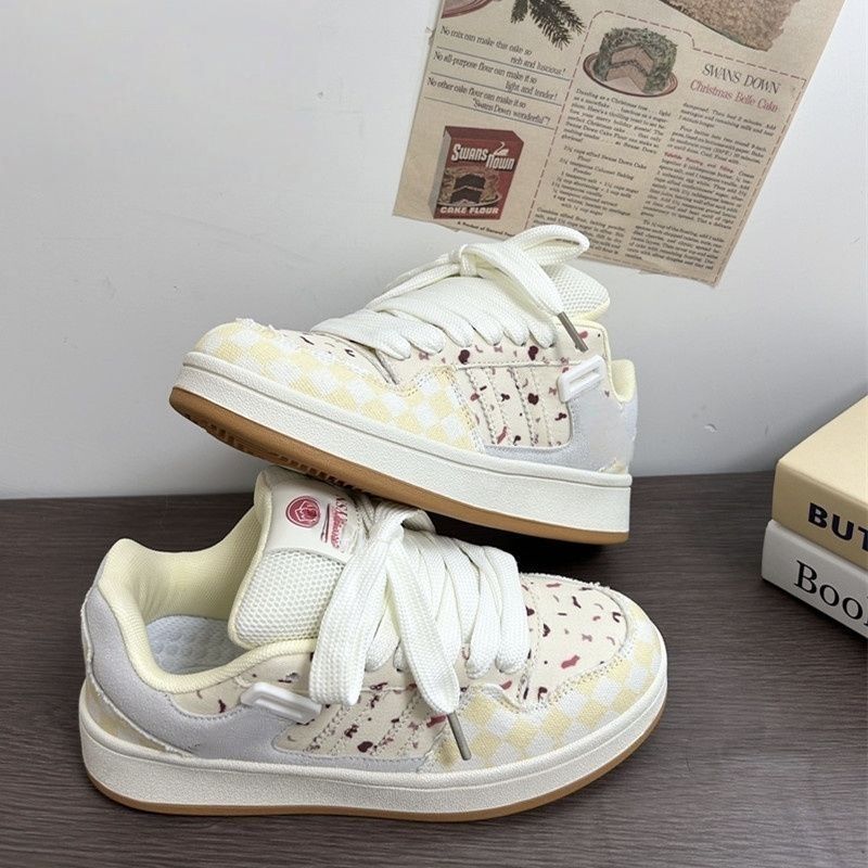 休闲鞋韩版小众面包情侣老爹鞋