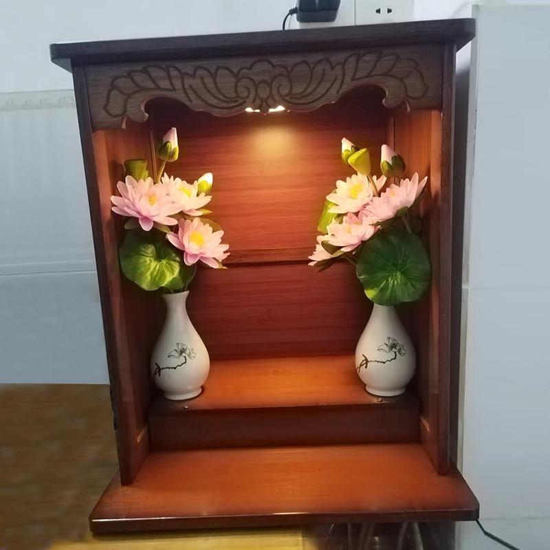 佛龛架财神爷供台供桌香案家用壁挂式神台摆放佛柜神位供奉台神龛